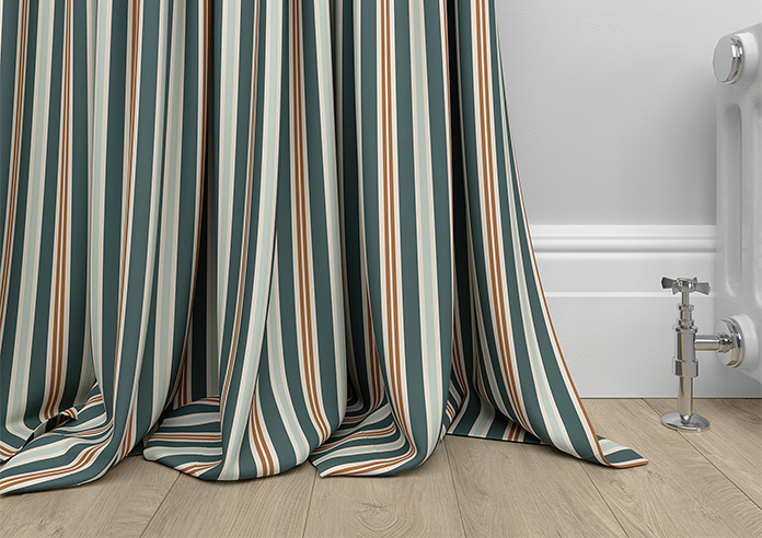 The British Stripe Co. Charles, Teignbridge No.1 - Made to Measure Curtains - Image 6